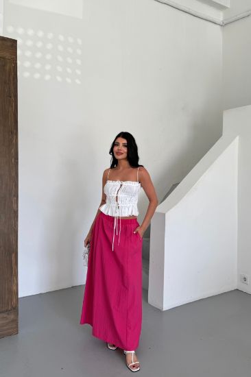 ETEK ŞANEL BOY SOFT KUMAŞ - Fuşya resmi